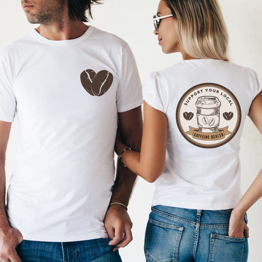 Support your Local Caffeine Dealer t-shirt | Coffee | Graphic Tee 1