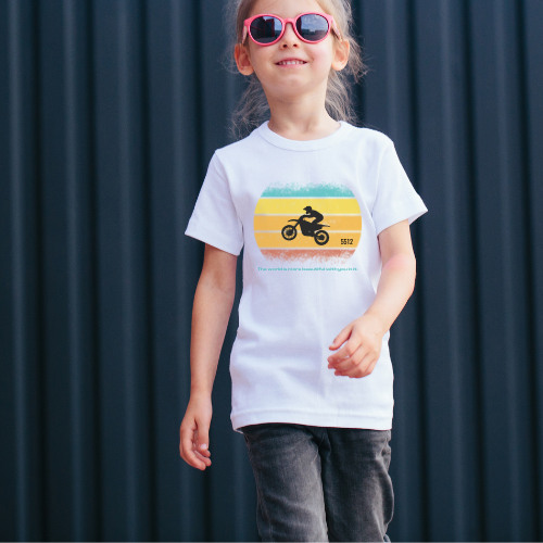 The world's better with you in it | Mental Health Awareness | Kid's Tee | Kade 5512