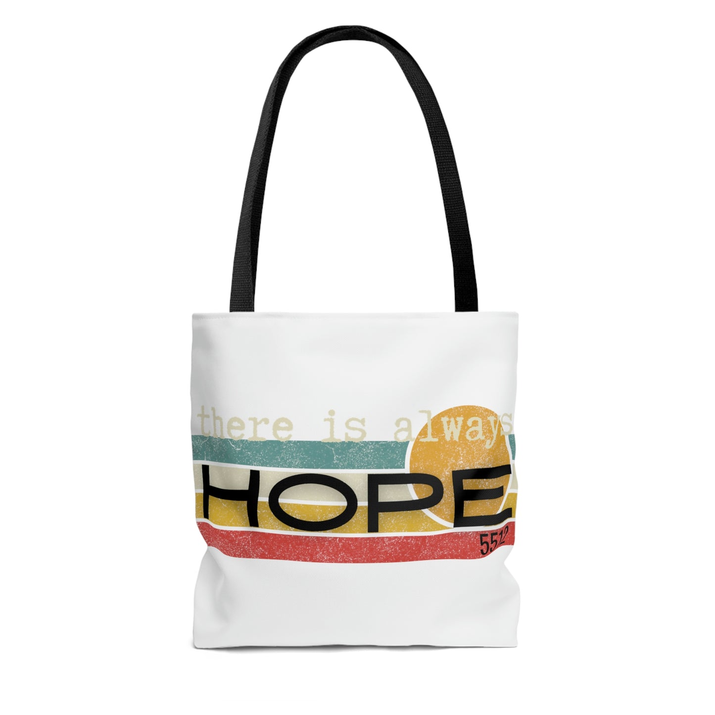 There is always HOPE | Mental Health Awareness | Retro design TOTE | Kade 5512