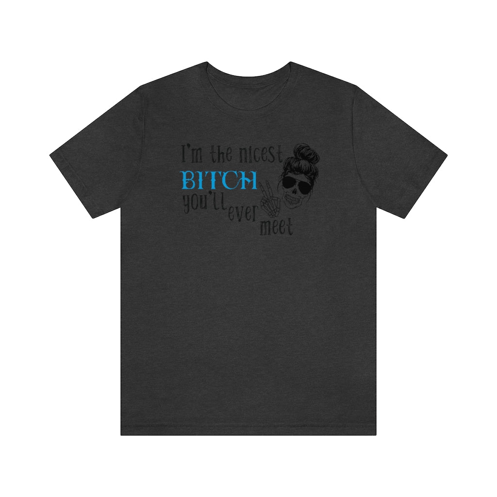 Nicest Bitch | Graphic Tee | Sarcastic T-shirt