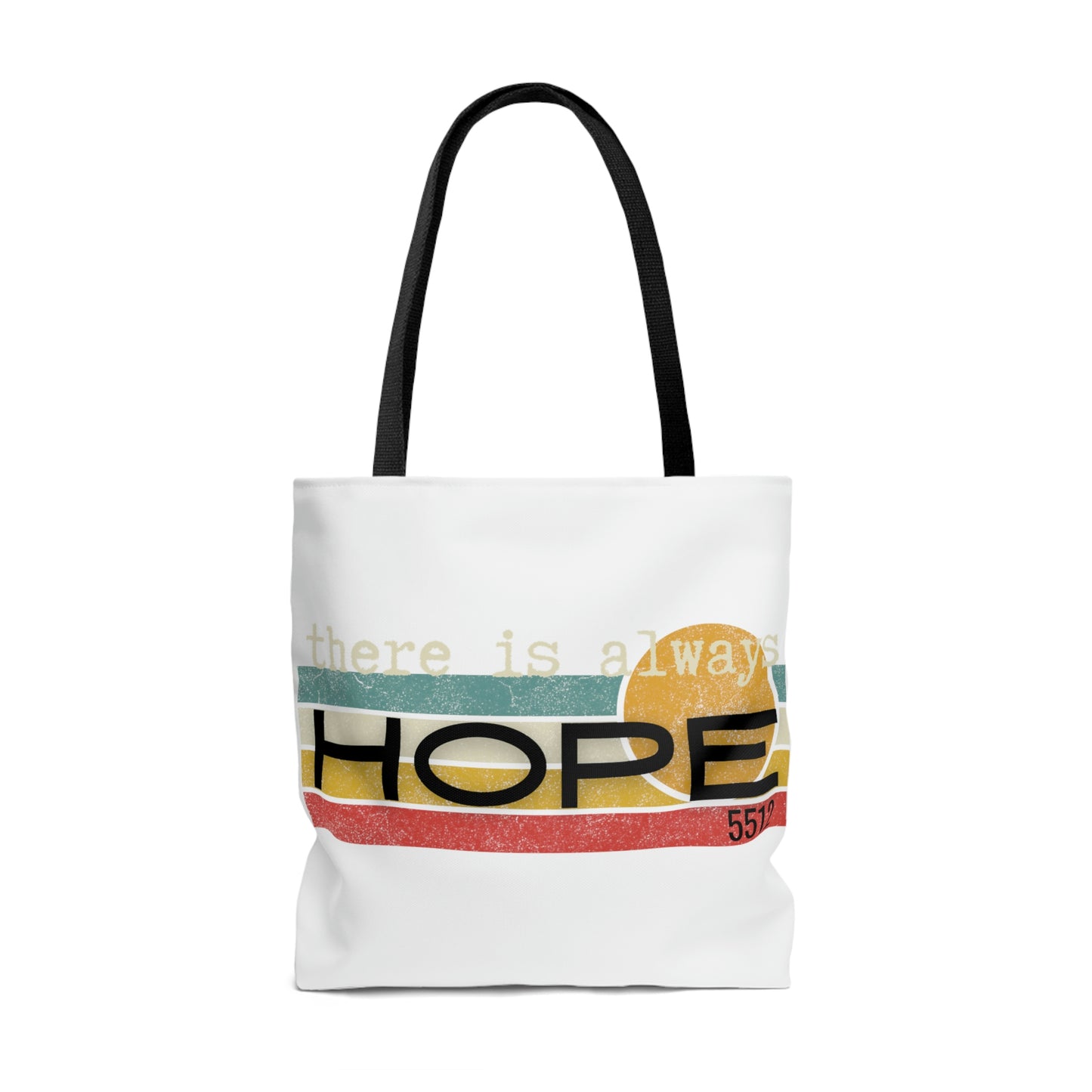 There is always HOPE | Mental Health Awareness | Retro design TOTE | Kade 5512