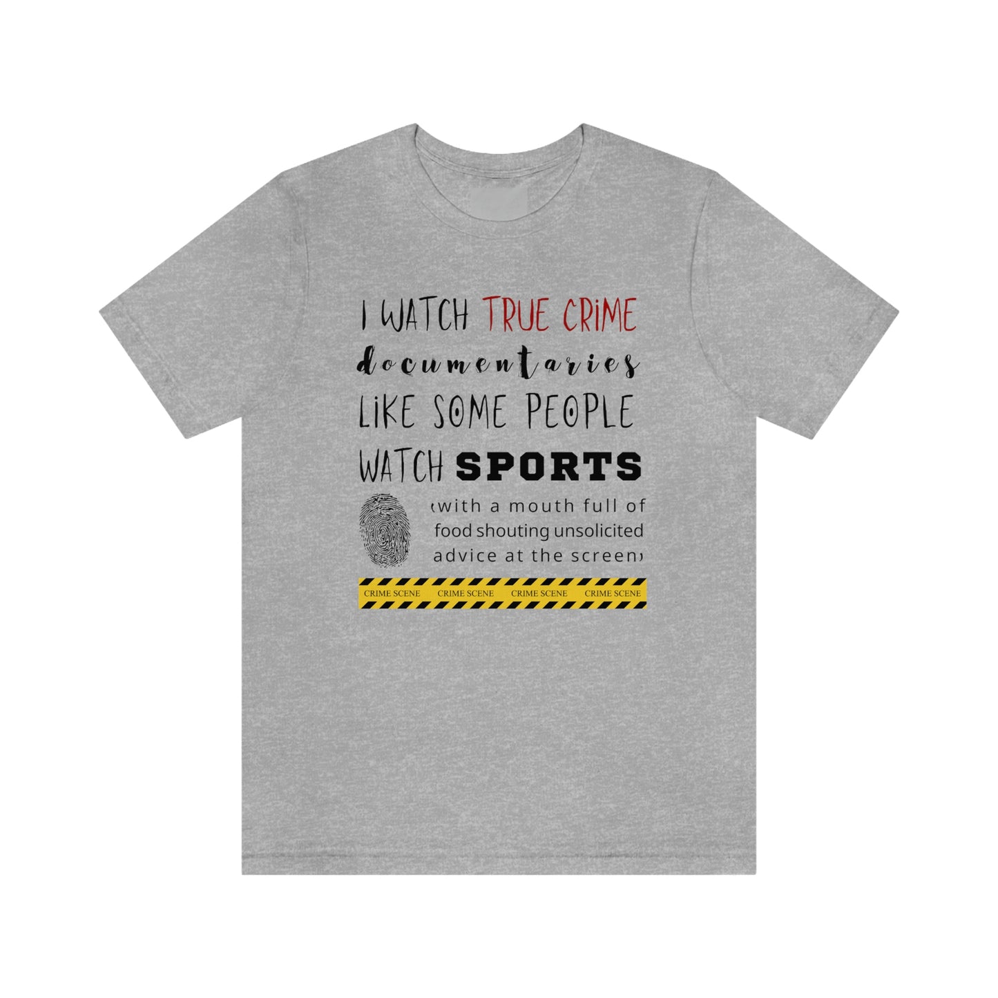 True Crime Documentaries | Murder Shows Tee | True Crime Comfort Tee