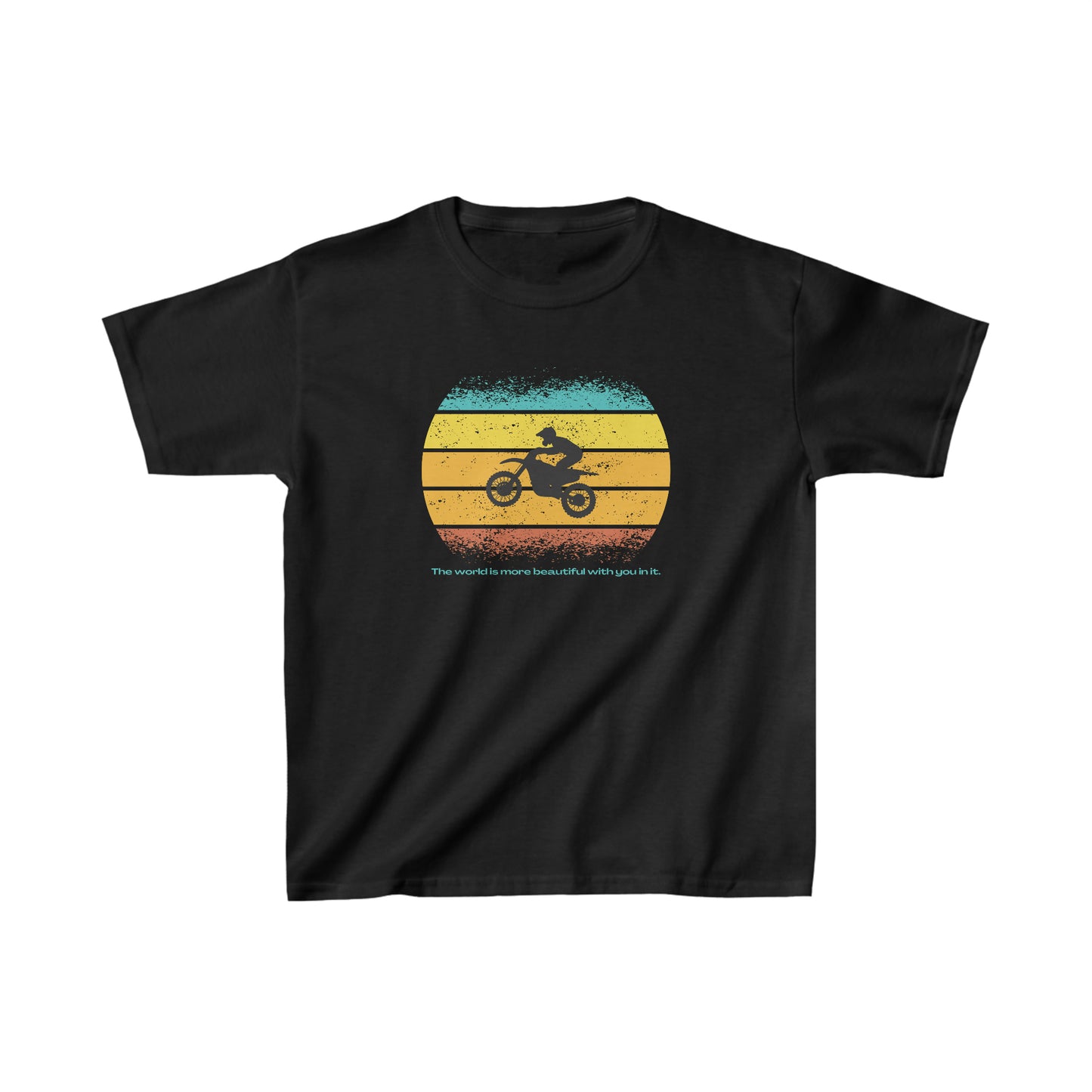The world's better with you in it | Mental Health Awareness | Kid's Tee | Kade 5512