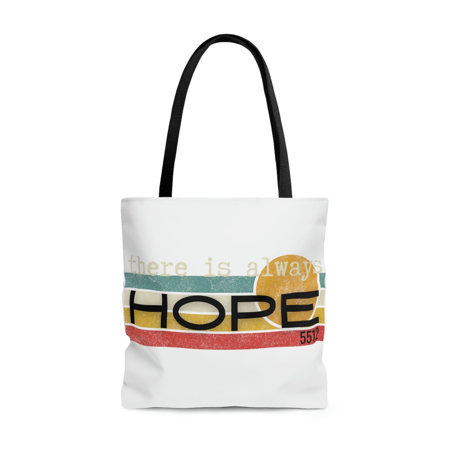 There is always HOPE | Mental Health Awareness | Retro design TOTE | Kade 5512