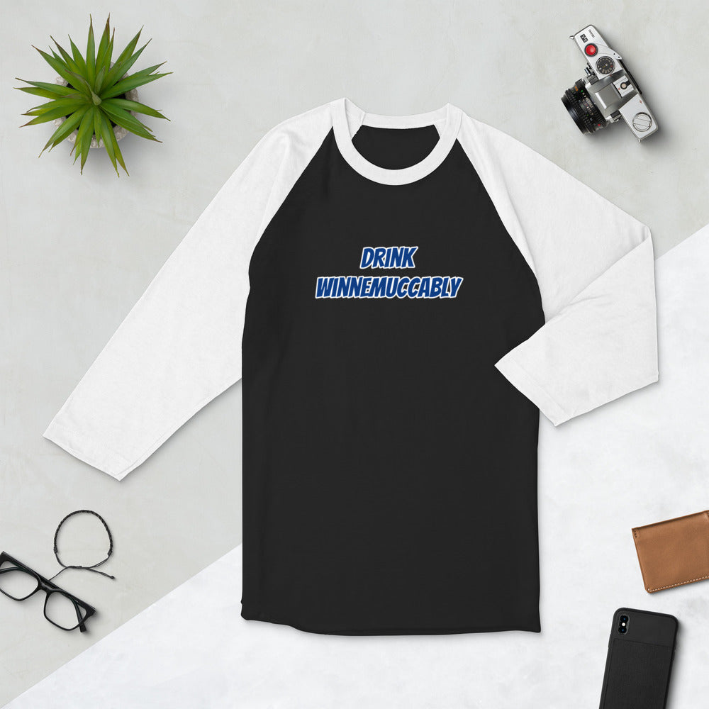 Drink Winnemuccably Men’s 3/4 sleeve Drink raglan shirt