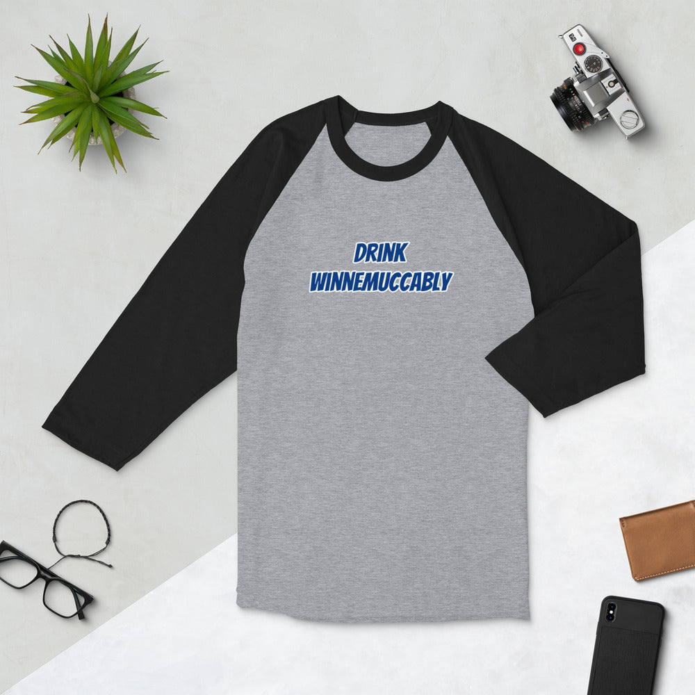 Drink Winnemuccably Men’s 3/4 sleeve Drink raglan shirt