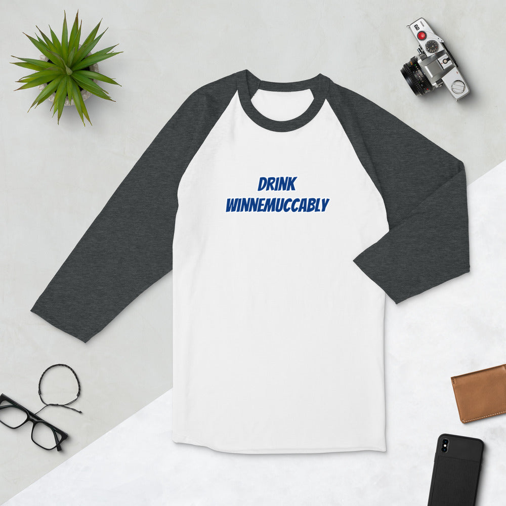 Drink Winnemuccably Men’s 3/4 sleeve Drink raglan shirt